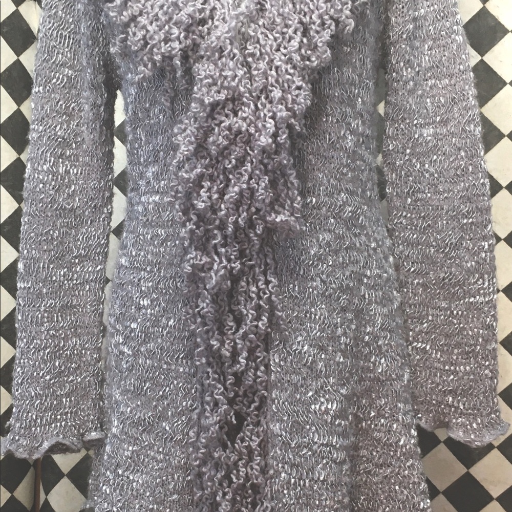 Grey Long cardigan